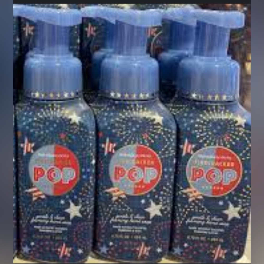 Bath & Body Works Firecracker Pop Blue Foaming Soap